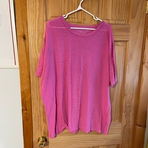 Aerie linen pink Tshirt
